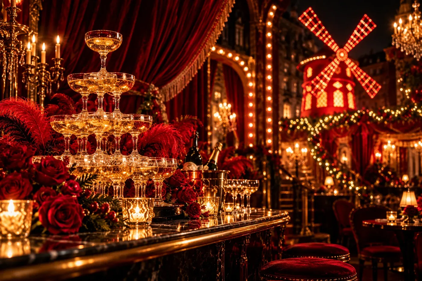 Champagne en feestelijke sfeer